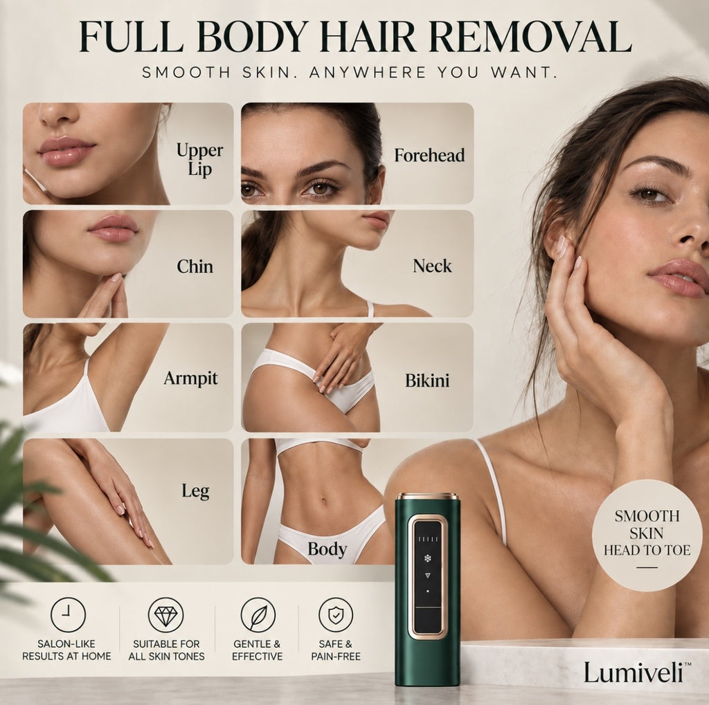 Lumiveli™ IPL Hair Reduction Device